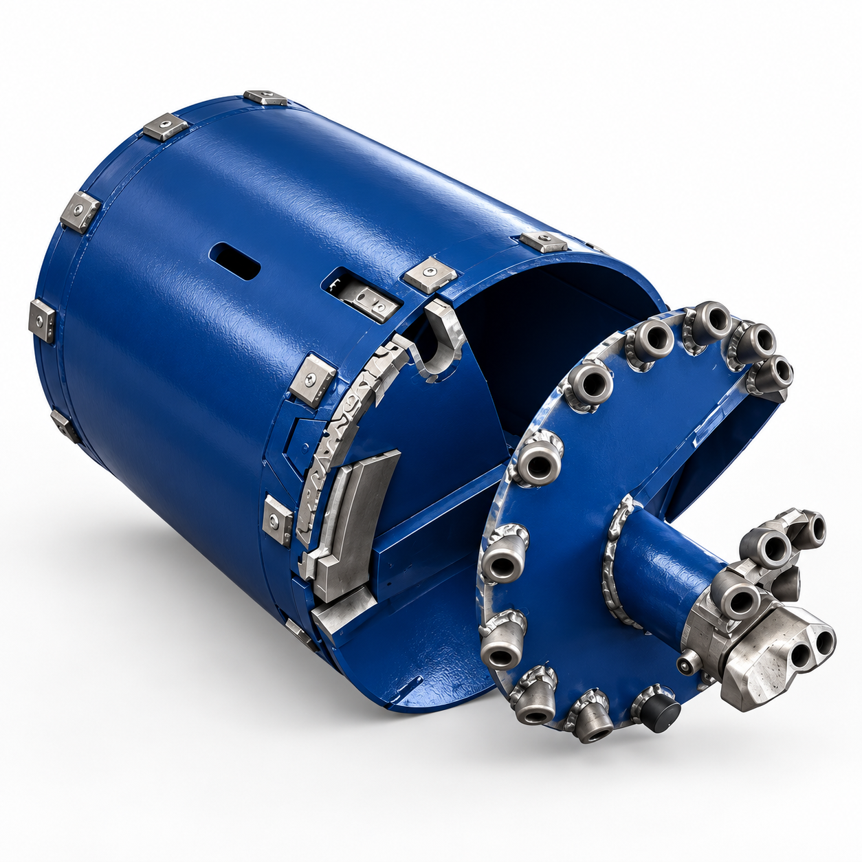 ALVRIQ Bucket with Auger for rotary foundation drilling – front view